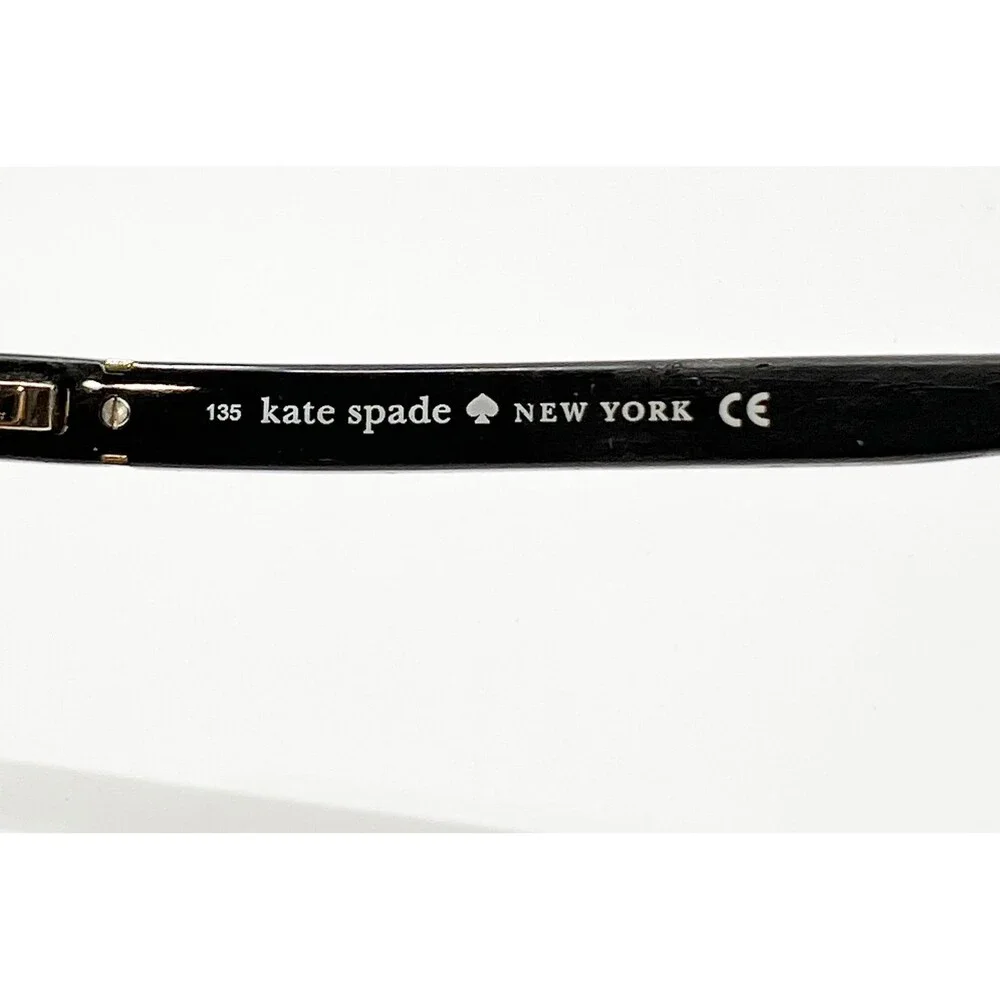 Kate Spade Eyeglass Frames Womens Black Jayla 0QG9 Striped Arms 50-17-135